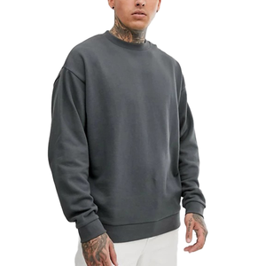 Prix d'usine Sweatshirts lourds 100% coton Plus Size Couleur Contraste Hommes Sweatshirts - Product Image 1