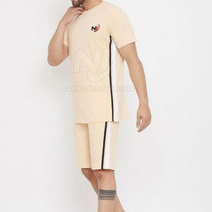 Contrast Color Breathable <b>T</b>-<b>Shirt</b> & <b>Shorts</b> <b>Sets</b> Custom <b>Men</b> Wholesale Running <b>T</b>-<b>Shirt</b> & <b>Shorts</b> <b>Set</b> - Product Image 4