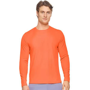 เสื้อยืดโพลีเอสเตอร์สำหรับผู้ชายเสื้อยืดเปล่าพิมพ์ลายด้วยโพลีเอสเตอร์แบบระเหิดแห้งเร็ว - Product Image 1