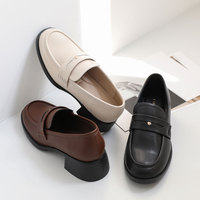 [JSHOE] Zapatos Casuales de Mujer, Mocasines Ultraligeros de Piel Vacuna, Estilo Hillroad, Lanzamiento 2025