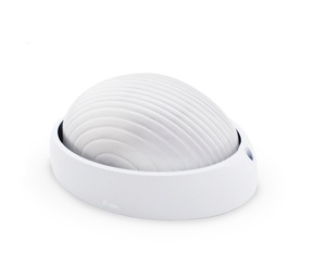 Lámpara de pared ovalada de aluminio blanco hermética E27 (GSC 000700454) - Product Image 1