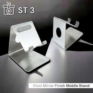 Luxury Alloy 360-Degree Rotating Adjustable Foldable Portable <b>Desktop</b> Live Streaming Phone Pad <b>Stand</b> Holder Customized Logo - Product Image 4
