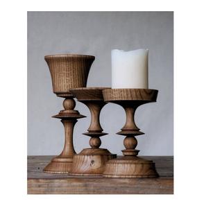 Solid Rustic Handmade <b>Candle</b> Stand Vintage Style Indian <b>Candle</b> Holder Christmas Table Decor Hand <b>Carved</b> in Solid Wood Decorative - Product Image 5
