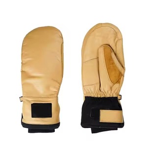 Gants de ski d'hiver pour hommes de haute durabilité en cuir de haute qualité coupe-vent et imperméable à bas prix pour les sports d'hiver chauds - Product Image 4