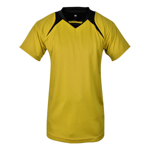 Maillot de football jaune solide personnalisé tissu respirant vêtements d'équipe d'entraînement pour la France Football Club vêtements de sport de qualité supérieure - Product Image 1