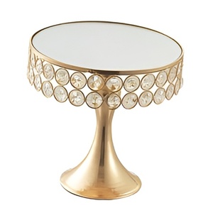 Elegant Modern Metal <b>Cake</b> <b>Stand</b> with Enamel Finishing With Decorative <b>Dome</b> Shape Lid Perfect for Wedding & Christmas <b>Cakes</b> - Product Image 4