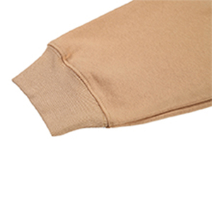 Sudadera Unisex de Cuello Redondo para Uso Diario, Color Negro Sólido, Felpa de Algodón, Venta al por Mayor de Fábrica, Prenda Superior Básica - Product Image 5