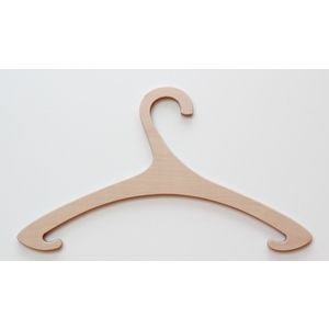 GLOSSY HECHO A MANO MEJOR Estilo de boutique de alta calidad Percha de madera de loto de grado con muescas con percha para traje de barra - Product Image 5