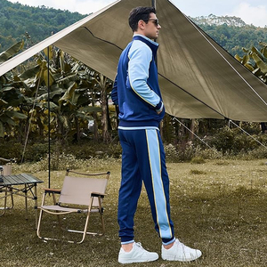 Conjuntos Deportivos para Hombre, Trajes Deportivos de 2 Piezas, Casuales, Atléticos, para Correr, Calentamiento, con Cierre Completo - Product Image 4