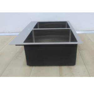 อ่างล้างจานทำจากสเตนเลสสตีล SS304ทรงสี่เหลี่ยมผืนผ้าอ่างล้างจานแบบติดตั้งด้านบนสำหรับห้องครัว - Product Image 4