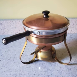 จานทำจากทองแดงทำด้วยมือพร้อมผิวแบบคลาสสิกเหมาะสำหรับงานแต่งงานโรงแรมและโอกาสพิเศษ - Product Image 1