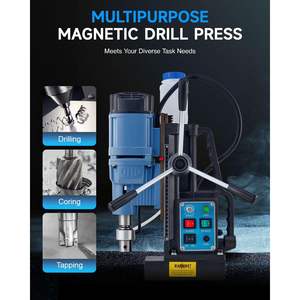 Taladro Magnético Industrial de 1550W con 11 Brocas de 2 Pulgadas de Diámetro, Fuerza Magnética de 3125 Lbf/13900N, Potencia de 650 RPM - Product Image 5