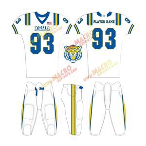 เสื้อเจอร์ซี่อเมริกันฟุตบอลเสื้อฟุตบอลว่างเปล่าชุดอเมริกันดีไซน์ของคุณเอง - Product Image 4