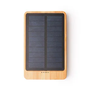 Ada Solar Powerbank in Bambù: Gadget Promozionali Sostenibili - Product Image 3