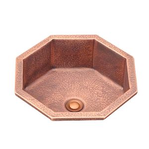 Évier de cuisine en cuivre de style campagnard offrant un design de cuve profonde, une solidité et un caractère authentique du vieux monde - Product Image 3