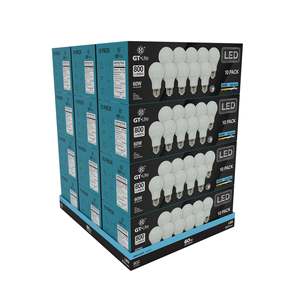 800 lumen <span class=keywords><strong>LED</strong></span> A19 bóng đèn, <span class=keywords><strong>9</strong></span>-<span class=keywords><strong>watt</strong></span>, 60-<span class=keywords><strong>watt</strong></span> tương đương E26, 10-Pack - Product Image 1