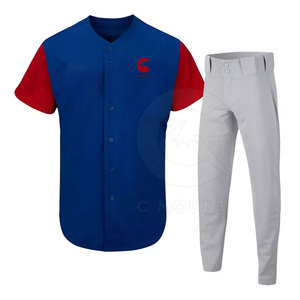 Uniforme de béisbol de práctica de alto fabricante, recién llegado, uniforme de béisbol de último diseño - Product Image 1