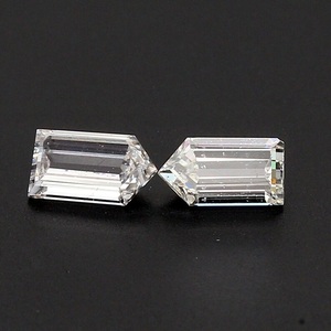 0.40CT to 3.00CT Lab Grown Diamond Bullet Cut Lab Created Diamond Loose for Drop Earrings Pair Bullet for Side Stone <b>Jewelry</b> - Product Image 1