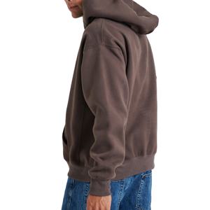 ชุดออกกำลังกาย400gsm เฮฟวี่เวทเสื้อมีฮู้ดสำหรับผู้ชายเสื้อสเวตเชิ้ตทรงหลวมเปิดไหล่ตก - Product Image 2