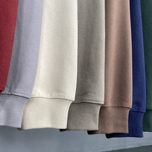 Vente en gros de sweats à capuche pour hommes de haute qualité, poids lourd 100% coton, impression de broderie sans ficelle, à la mode, surdimensionnés pour l'hiver - Product Image 5