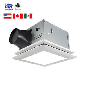 ETL/HVI AC 10 inch afzuigventilator met bewegingssensor, timer en licht, stille timer voor huishoudelijke badkamers en douchekamers - Product Image 1