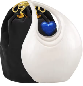 Handcrafted Elegant Large Adult Cremation Urn <b>Memorial</b> Decorative Floor <b>Vase</b> for Burial for Funeral Use - Product Image 2