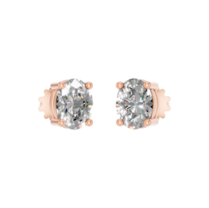 Pendientes de tuerca de moissanita VVS D de corte ovalado chapado en rodio de Plata de Ley 925, joyería fina para mujer, boda, uso diario, OEM ODM - Product Image 3