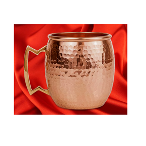 Taza de mula de cobre de último diseño, tazas de cobre de mula de Moscú, tazas de mula de Moscú martilladas hechas de cobre sólido, producto hecho por la India - Product Image 3