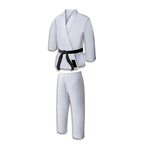 Venta al por mayor de alta calidad 100% algodón Karate Gi logotipo personalizado artes marciales uniforme Kimono más vendido conjunto de Karate - Product Image 2