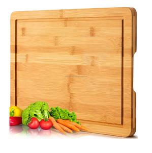 Bloques para cortar de madera de diseño fresco, tabla de cortar más vendida con campo de jugo para cocina, bloque para cortar frutas y verduras - Product Image 1