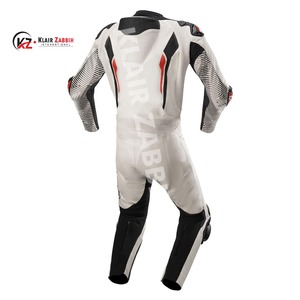 Traje de Carreras de Motociclismo de Cuero Transpirable Personalizado, de Primera Calidad, Resistente al Viento e Impermeable, Ropa de Carreras de Autos y Motos con Estampado - Product Image 2