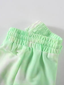 Pantalones cortos teñidos de corbata para hombre OEM hechos en algodón 100% a precio mayorista con precio barato personalización Tie Dye Gym Wear Shorts para la venta - Product Image 3