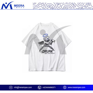 Fashion Men's DTF Printed T-Shirt Custom Logo Short Sleeve Quick Dry Comfortable Cotton Streetwear for Gym, Sports, and <b>Travel</b> - Product Image 4