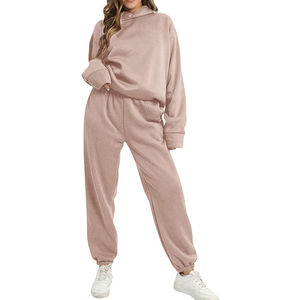 Meilleur survêtement de haute qualité pour femmes, nouveau style de fabricant, ensembles de sweatshirts, conceptions personnalisées pour femmes, survêtement OEM - Product Image 1