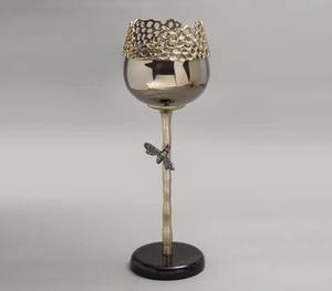 Artisan Decorative <b>Candle</b> Stand With Exquisite Pattern Enhances Sophisticated Stylish Cozy And Elegant Home Decor - Product Image 2