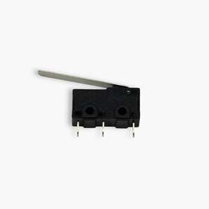 Juego de 10 microinterruptores de perno sin rueda, palanca larga, tipo botón pulsador SPDT, cobre y plástico duradero, CA 125V/250V 5A - Product Image 4