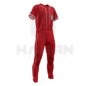 Ensemble d'uniformes de baseball-Tissu durable, personnalisation complète pour les équipes scolaires Tissu en maille respirant - Product Image 4