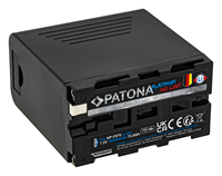 Batería PATONA Platinum con PD20W USB-C Entrada/Salida NP-F970 F960 F950 PD20W USB-A 5V/2A 10500mAh 75.6Wh 7.2V Li-Ion