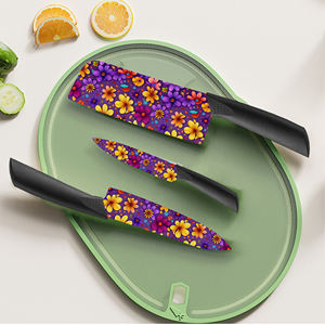 Novedades, Juego de Cuchillos de Chef Profesionales de Cerámica, 4 Juegos, Mango de Plástico para Negocios de Restaurantes, Envío Gratis, Ebay - Product Image 3