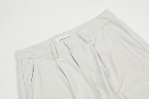 Pantalones de chándal con diseño de logotipo personalizado OEM, pantalones Cargo de alta calidad, pantalones Cargo de hombre de gran tamaño en blanco - Product Image 5