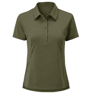 Suéter de punto de manga corta con media cremallera, transpirable y versátil, de cuello regular, informal y a la moda para mujer, ideal para el verano. - Product Image 6