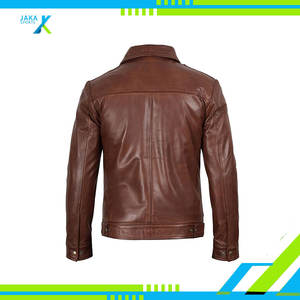 Chaqueta de Invierno de Piel de Oveja Auténtica para Hombre Jaka Sport, Estilo Clásico Vintage, Suave, Transpirable, Relleno Personalizable, Alta Calidad - Product Image 5