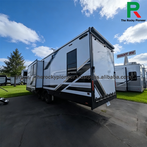 OEM en Chine : Remorque de luxe 2025 pour camping familial et expéditions, type 'Fifth Wheel' avec espace pour véhicule de loisirs - Product Image 2