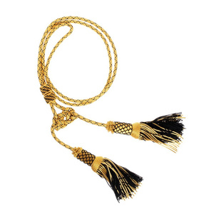 Cordon de cincture blanc et violet personnalisé pour croix pour accessoires d'uniforme liturgique dans les vêtements et les sacs - Product Image 5