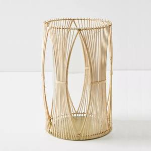 Article chaud rotin lanterne bougeoir fait à la main en osier naturel rotin bougie lanterne décoration de la maison fabriqué au Vietnam - Product Image 3