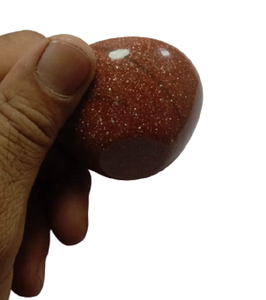 Matériau de pierres précieuses de haute qualité Bol de pierre rouge Goldstone Produit Bol en pierre naturelle Type de pierre précieuse Bol en cristal de guérison pour la décoration - Product Image 3