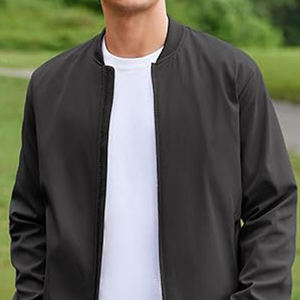 Vestes de bombardier de vol à fermeture éclair softshell épaisses personnalisées pour hommes, vêtements de sport chauds et décontractés pour la randonnée en plein air et le jogging, support respirant - Product Image 3