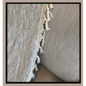 Cubrecama 100% Algodón Natural Ligero, Colcha Suave y Transpirable Color Crema Sólido, Lavable, Estilo Sencillo, Origen Turquía - Product Image 3