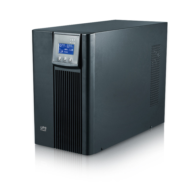 HKIVI Ups Power Supply 1000va 2000va 3000va Online Ups Backup Power External Battery for Server Room Voltage Stabilization