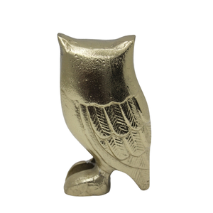 Personalizado a granel Búho de aluminio decorativo Color dorado Uso Decoración de Halloween Personalizado Hecho a mano Mayorista - Product Image 3